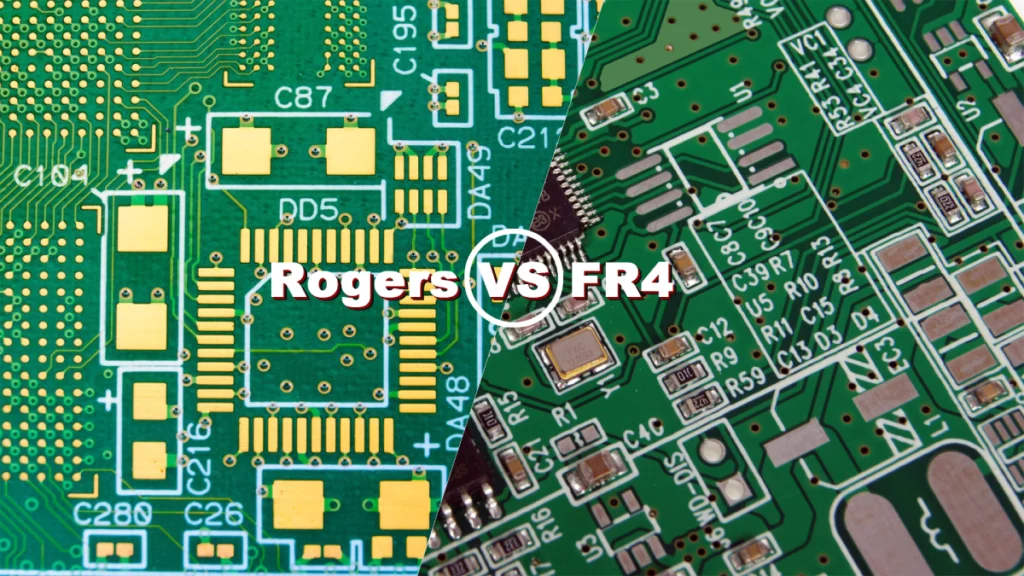 difference between FR-4 material and Rogers material