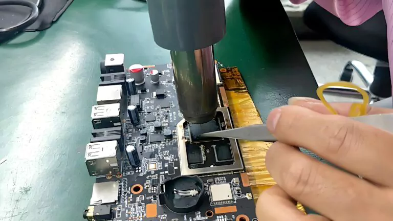 BGA-soldering