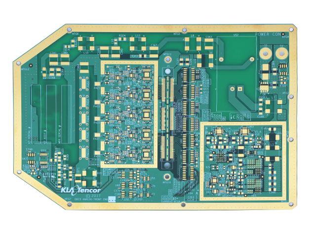 High-density multilayer PCB board with fine routing, dense component pads, and vias for stable signal integrity.
