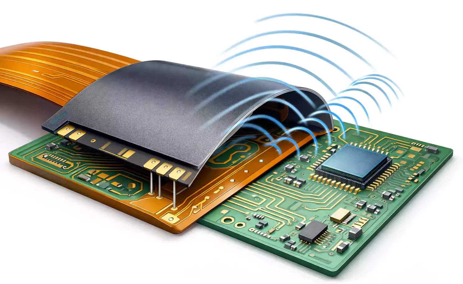 EMI shielding film on FPC and rigid-flex PCB