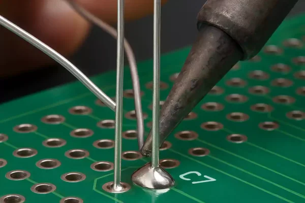 Through-hole soldering