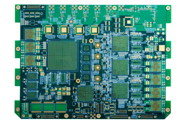 Complex multilayer PCB with dense routing and high-integration layout for reliable performance.