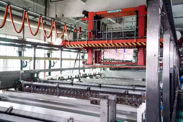 PCB in copper plating process